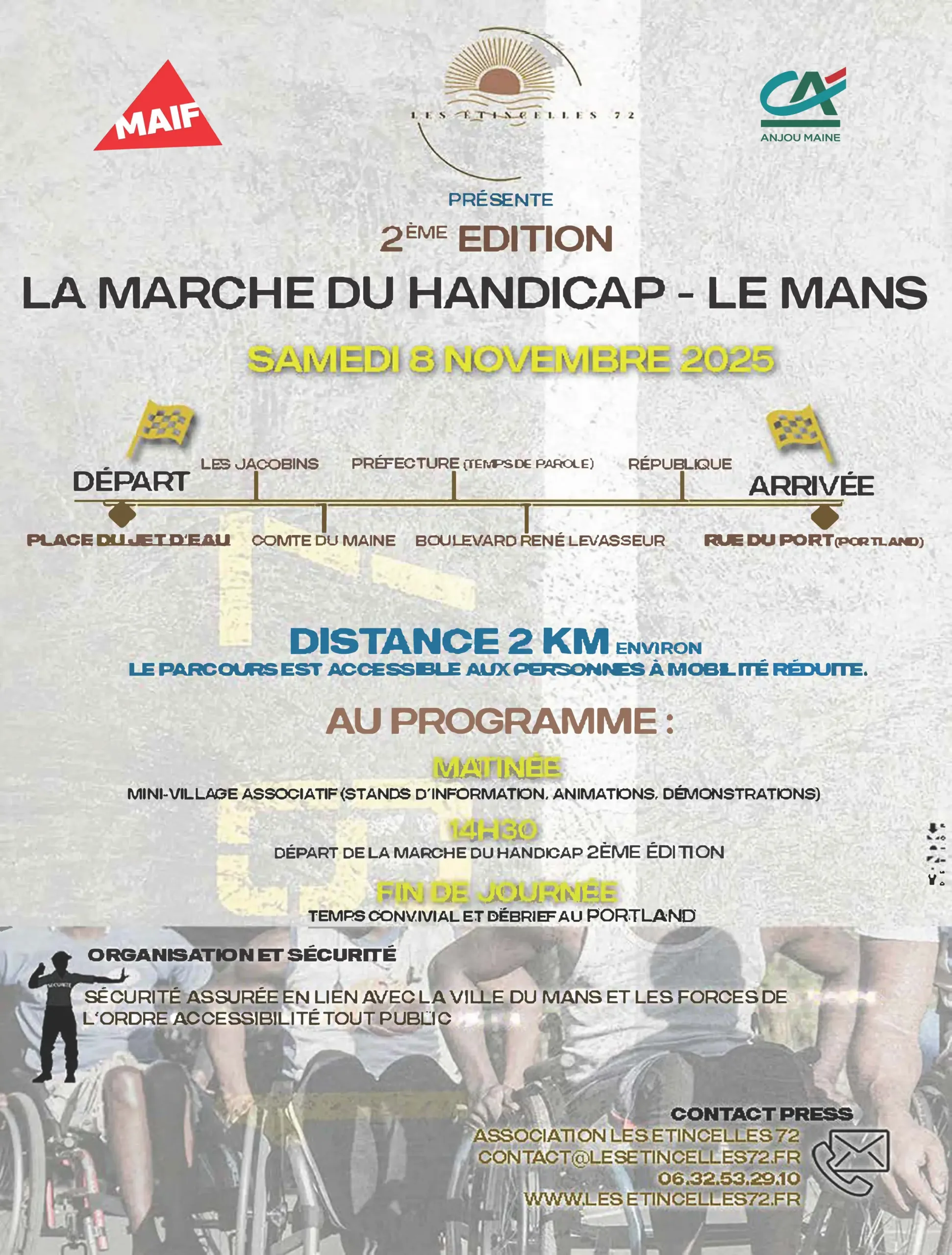 Ensemble avançons ! Marche inclusive pour le handicap