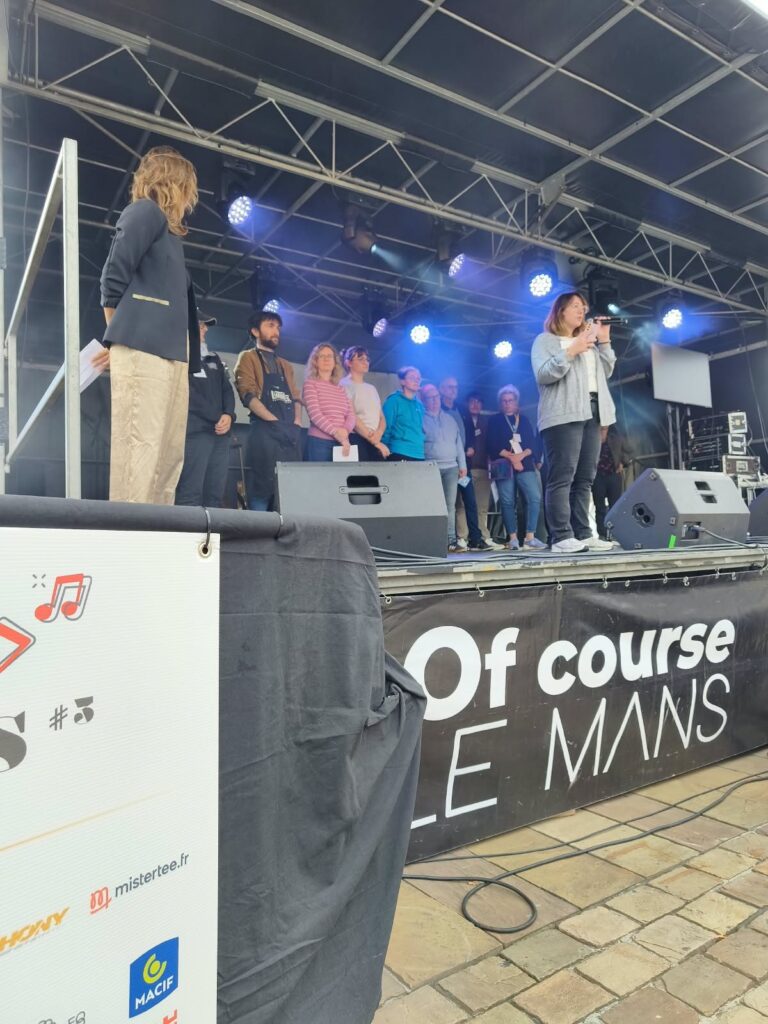 Prise de parole sur la scène du festival Les Consonances 2026